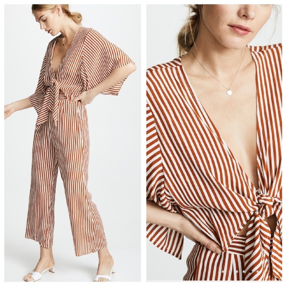 Faithfull the Brand Pants - Faithful the brand Tilos stripe jumpsuit